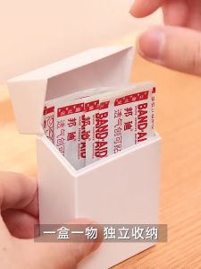 Kotak Penyimpanan Serba-Serbi Kosmetik / Perhiasan Multifungsi Model Lipat Gaya Jepang Untuk Meja Kantor