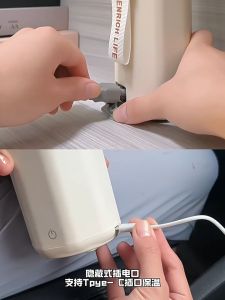 Portable Smart Electric Kettle 500ml 304 Stainless Steel Travel Thermostatic Thermal Flask 220V/USB Cerek Elektrik LCD Display Boiling Water Cup