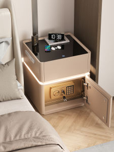 SAMEDREAM | Intelligent Wooden Nightstand With Safe