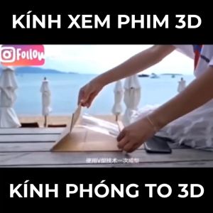 Kính 3D phóng to màn hình điện thoại siêu nét
