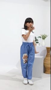 Jeans Anak Labubu 3D Bisa Nyala Usia 1-12 Tahun