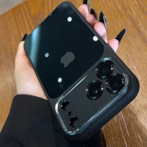 Vỏ Khung Ống Kính Kim Loại Leica Bán Trong Suốt Sang Trọng Cho iPhone 17 Pro Max 16 15 14 13 - Vỏ Bảo Vệ Chất Lượng Cao