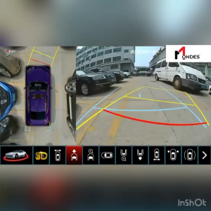 (MADE IN KOREA) Mondes 3D WDR AHD-1080P BLUE-RAY 360° PANORAMIC 360 CAMERA For CAR Android Player