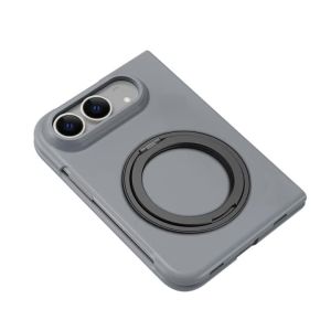 szhaiyu | For iPhone Duo Case For Magsafe With 360°Rotating Metal Bracket Skin Fell Hard PC Fold Shockproof Back Phone Case Shell Funda