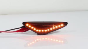 2pcs Car Side Indicator Marker Amber LED Repeater Light Lamps For BMW X3 F25 X5 E70 X6 E71 E72 Sequential Turn Signal Lights