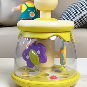 Mainan baby Baby Cute Animal Push & Tumble Spin Toy /Baby Spin Toy educational toys for kids Toddlers Mainan Spinner Balita For 6M+