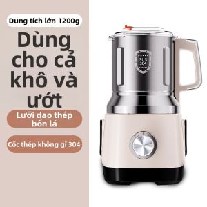 FANGTAITAI | Máy Xay Thảo Dược và ngũ Cốc Đa Năng Khô Và Ướt 220V