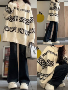 Slightly Flared Jeans Young Adult 2024 Autumn and Winter High Waist Slim Looking Plus Size Loose No Leg Sticking Wide-Leg Draggle-Tail Trousers