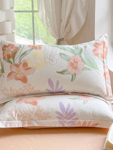 Khăn Trải Giường Cotton Nguyên Chất Đôi Dùng Cho Người Lớn 48*74 Túi Đựng Lõi Gối Đệm Phong Cách Trung Hoa Có Thể Giặt Được Quần Áo Mặc Ở Nhà