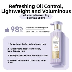 pechoin | Pechoin Three Lives Flower Shampoo Oil Control Dandruff Free Moisturizing Repairing Essential Oil Fragrance Hair Care