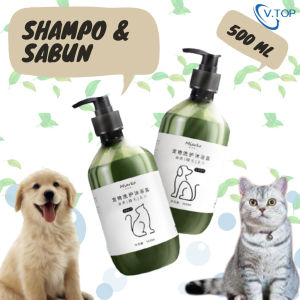 V.TOP Shampoo Conditioner 2in1 500ml: Anti Jamur & Anti Kutu Khusus Anjing & Kucing