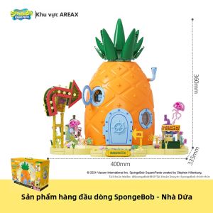 AREA-X | Bộ Xây Dựng Tượng SpongeBob và Squidward Thách Đố