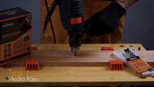 Mata bor besi keramik beton kayu tembok multi fungsi set 5pcs Sabetzu Ikura tools - Mata bor set serbaguna multifungsi semua material bisa di bor