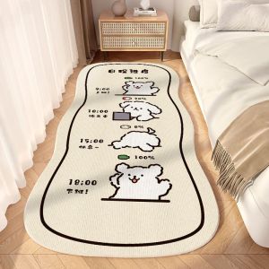 Carpet Dài Hình Chú Chó Hoạt Hình Mềm Mại Thoải Mái Dễ Giặt Chống Trượt Chống Tĩnh Điện Chống Cháy Chống Thấm Nước Chống Mài Mòn Chống Bụi