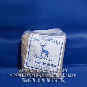 Damar Dempul: Bubuk Halus Dempul Asli Dari Damar Alam