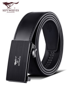 SEPTWOLVES | Automatic Leather Belt for Men Genuine Leather