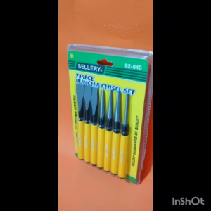 Pahat Besi dan Penitik Set 7pcs Sellery