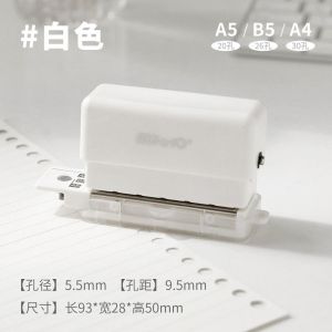 Pembolong kertas 6 lubang hole puncher paper punch loose leaf A5 A4 B5