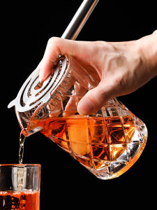 Japanese-Style Cocktail Shaker Crystal Glass Blender Bottle Bar Large Professional Cocktail Bartending Tool Shake Wine Set