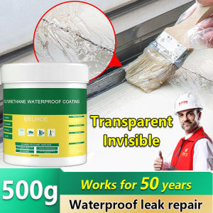 👉Waterproof 50 years👈Waterproof glue sealant 500g Transparent invisible Waterproof leak trap Repair cracks roofs floors walls. transparent water proof glue super waterproof glue sealant sealant waterproof roof leak waterproof sealant