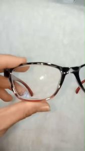 FREE CASE - Kacamata Plus Rabun Dekat Full Baca Ready Ukuran +1.00 sampai +3.00 PRIA WANITA - Model Frame Corak Hitam Leopard Gradasi Merah