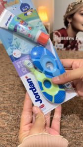 JORDAN Toothbrush Sikat Gigi Isi 2 Jordan Twinpack Twin Pack Step 1 & Step 2 FREE ODOL