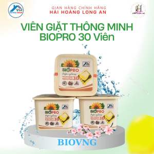 Viên giặt thông minh Biopro Việt Nhật hộp 30 viên