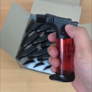 Khò gas cầm tay mini siêu mạnh bỏ túi tiện lợi dùng nhóm bếp than khò trà sữa nướng bánh - tặng kèm đế