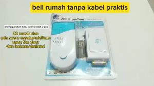 Bell Tanpa Kabel Pintu Wireless / Bel Rumah TENAGA BATERAI - 32 Musik Salam Assalamualaikum