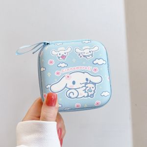 Small Portable Fast Charge Power Bank Organizer Box Cartoon Data Cable Storage Case USB Flash Drive Security Token Holder