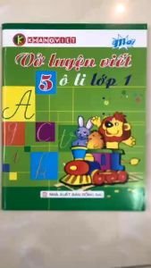 Sách - Vở Luyện Viết 5 Ô Li Lớp 1 Tập 1