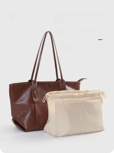 Universal Lightweight Tote Bag Inner Pouch General Purpose Storage Organizer Inner Cushioning Bag Casual Style Family Use