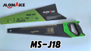 Monake German Tool Gergaji Potong Kayu 18inch （COD）Mata Original Germany Tangan Graji Geraji Potong Belah Schlieper Handsaw Untuk Kayu / Triplek / Pipa PVC / Gypsum MS-J18