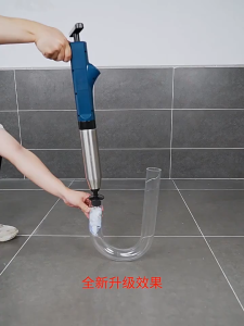 Toilet dredging artifact Toilet Cleaner Drain Declogger Air Plunger High Pressure Toilet Plunger