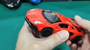 1/32 Lamborghini Aventador LP750-4SV Diecast Toy Pull Back with Light Sound