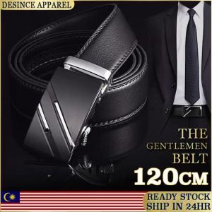 Extended 120cm Belt Korean Style New Fashion Mens Belt Automatic Buckle Business Casual Mens Pants Belt Tali Pinggang Lelaki男士皮带