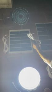 Đèn Ốp Trần thông minh dùng Năng Lượng Mặt Trời 500W 400W 300W Sử Dụng Trong Nhà Ngoài Hành Lang Chính Hãng bảo hành 2 năm