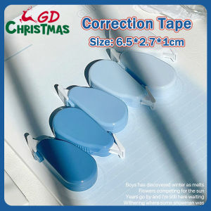 GD Christmas 6PCS/Set Gradient Correction Strips with Transparent Bag Portable School Office Supplies Stationery