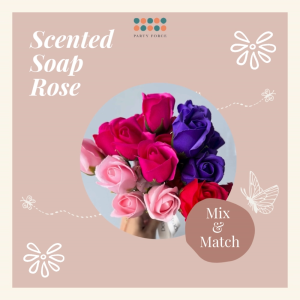 [SG Instock] Soap Rose Scented Soap Flower Teachers day Gift Corporate Event Door Gifts Decoration