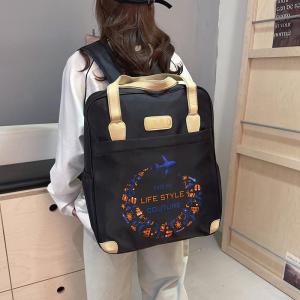 ZIYINGCHA | Travel Carry-On Luggage with Spinner Wheels and Backpack Straps