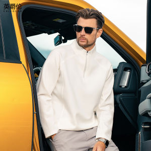 Enjeolon | Áo Sweater Cổ Rùa Kéo Dây Dày 320G Lót Len