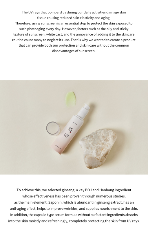 Nieuwe promo Beauty Of Joseon Ginseng Moist Sun Serum SPF50+ PA++++ (50 ml)_voghion.com