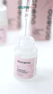 ACNENO - Double Luminous Glow Serum Pencerah Wajah Menyamarkan Bekas Jerawat Aman BPOM Halal