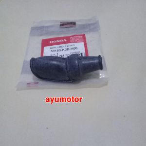 karet pelindung tuas handle kopling kiri boot handle lever cb 150r k15G cb 150r k15M cbr 150r k45A cbr 150r k45G cbr 150r k45N megapro megapro advance sonic 150r tiger 2000 original honda 53180K3BH00
