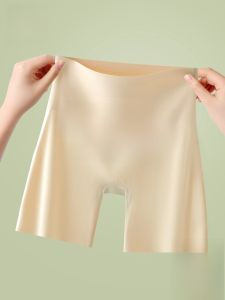 Miiow | Womens Safety Pants High Waist Short Trousers Ice Silk No Roll Edge Anti Exposures Seamless Underwear Cat Person Brand