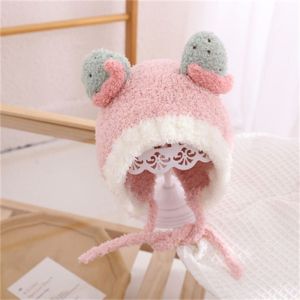 CAE - Topi Kupluk Anak 1-4 tahun Buah Fruits Fleece Beanie Hat Import