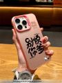 Mystery Design Laser Engraved iPhone Case Full Cover Matte Finish Simple Style for Apple 16 15 pro Max 14 pro 13 12 And Xs Max. 