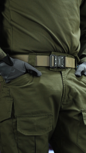 IDOGEAR Tactical Elastic Belt Breathable Wear-resistant Adjustable Waistline Quick Release Tactical Belt 3438