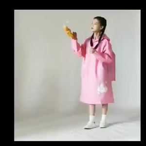 DIHUANTUO | Big Brim Waterproof Raincoat with Backpack Slot