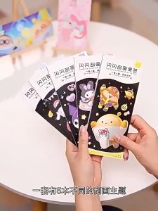 Sanrio Kuromi Melody Cinnamoroll Scratch Off Colorful Cute Children Graffiti Scratch Off Gift Book